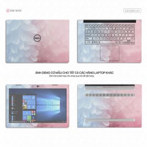 Skin Laptop hoa lá Hlh 036
