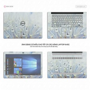 Dán decal Laptop hoa lá Hlh 046
