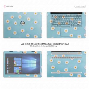 Decal Laptop hoa lá Hlh 052