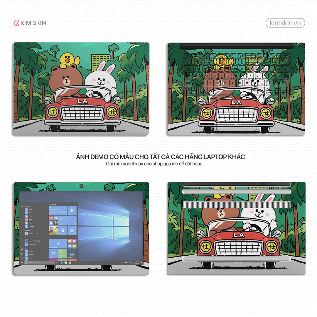 Inh 050 Miếng dán Laptop Inh 050