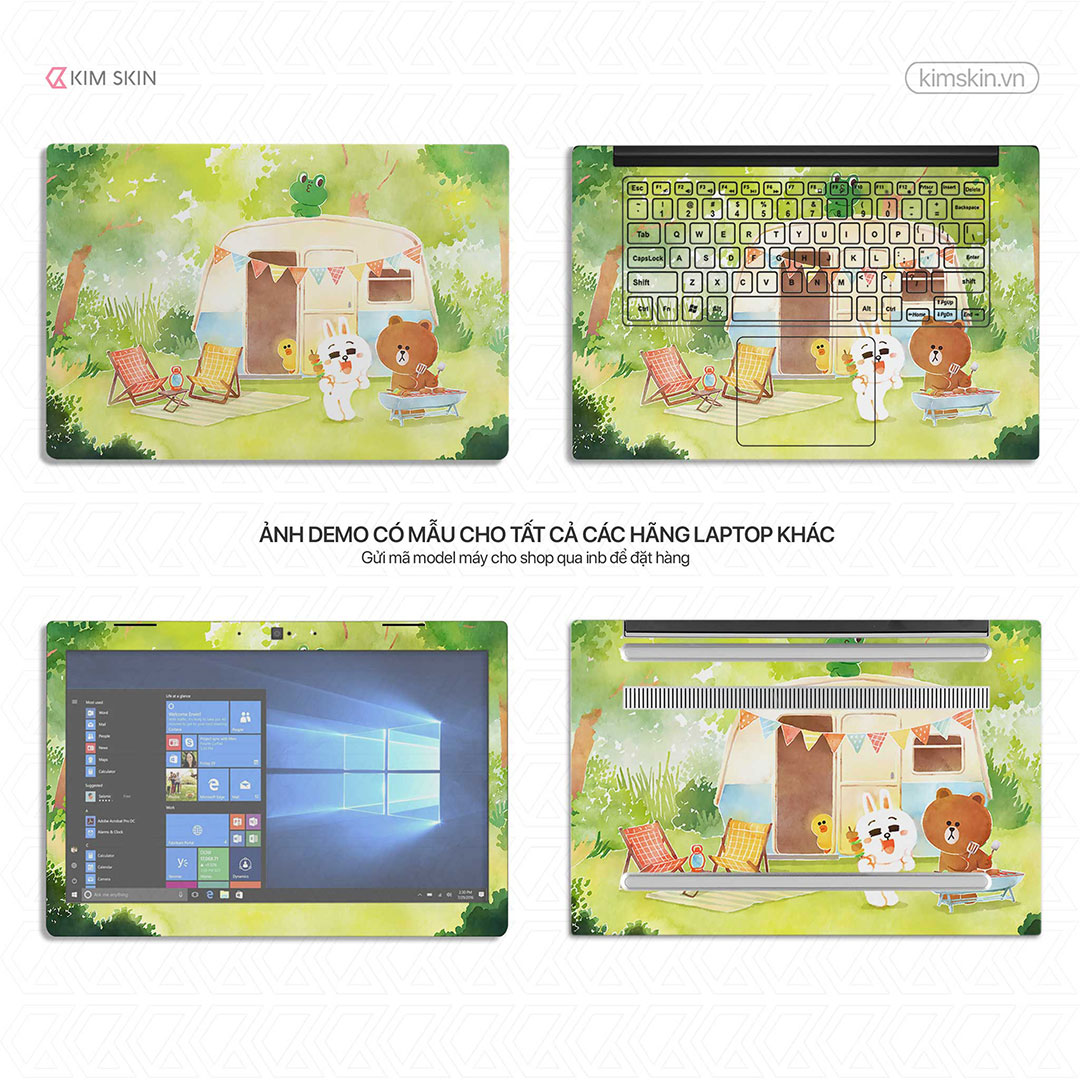 Decal dán Laptop Inh 305