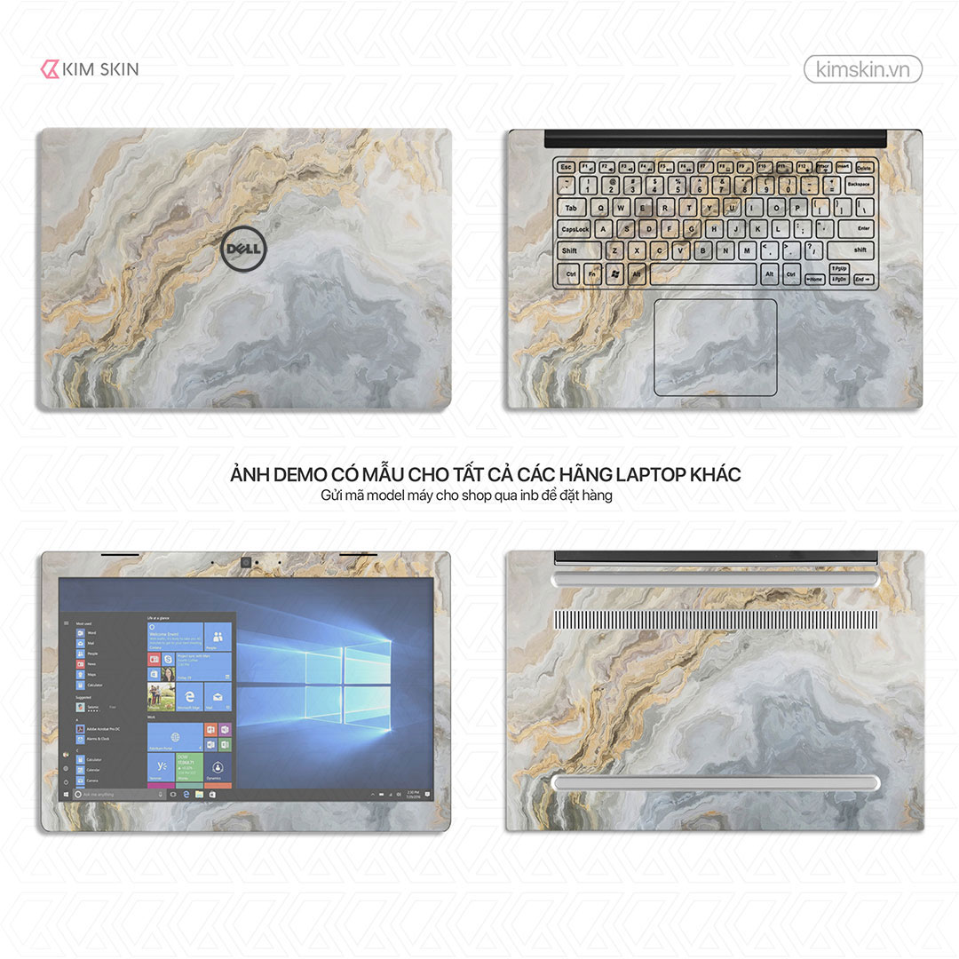 Decal Laptop vân đá Vdt 002