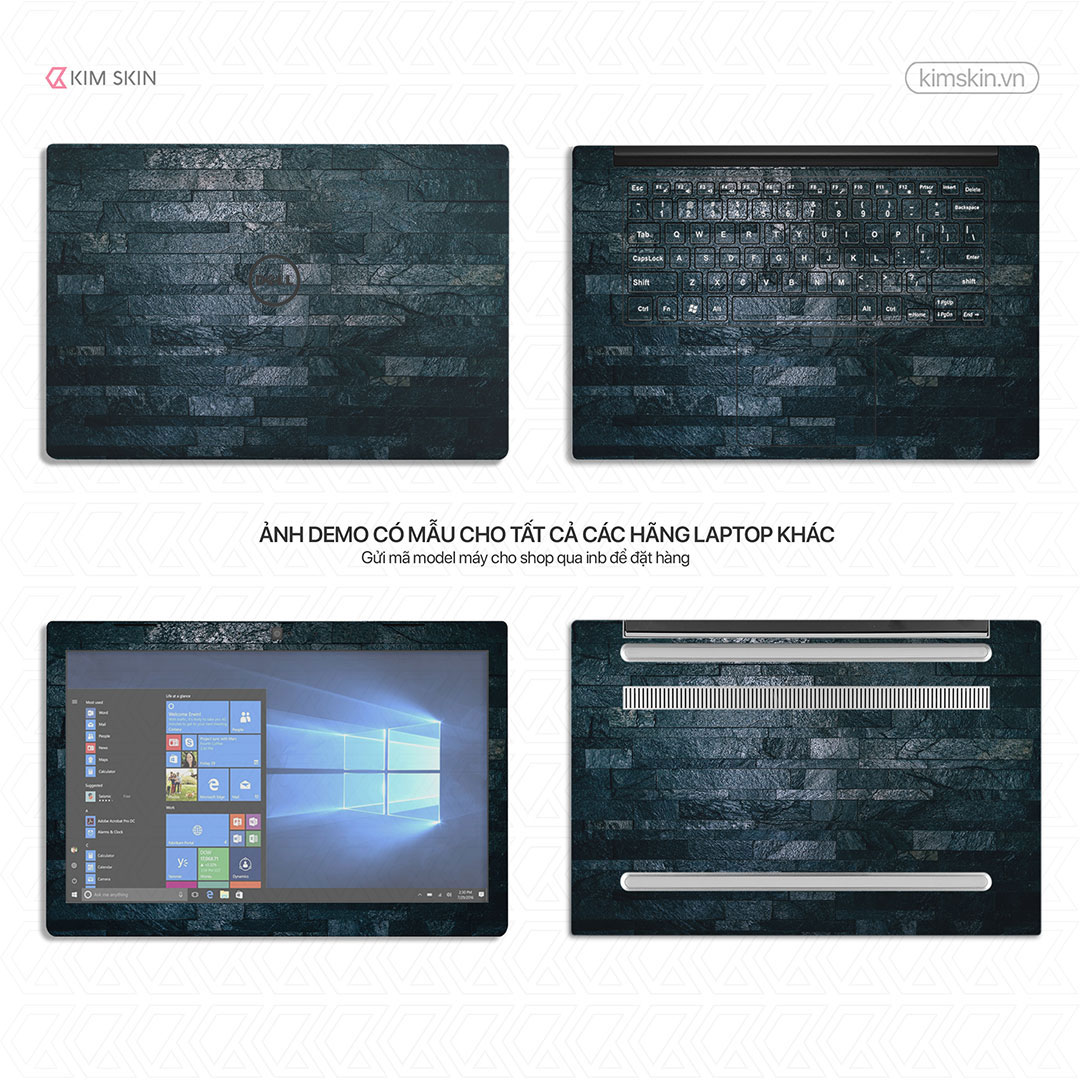 Decal Laptop vân đá Vdt 013