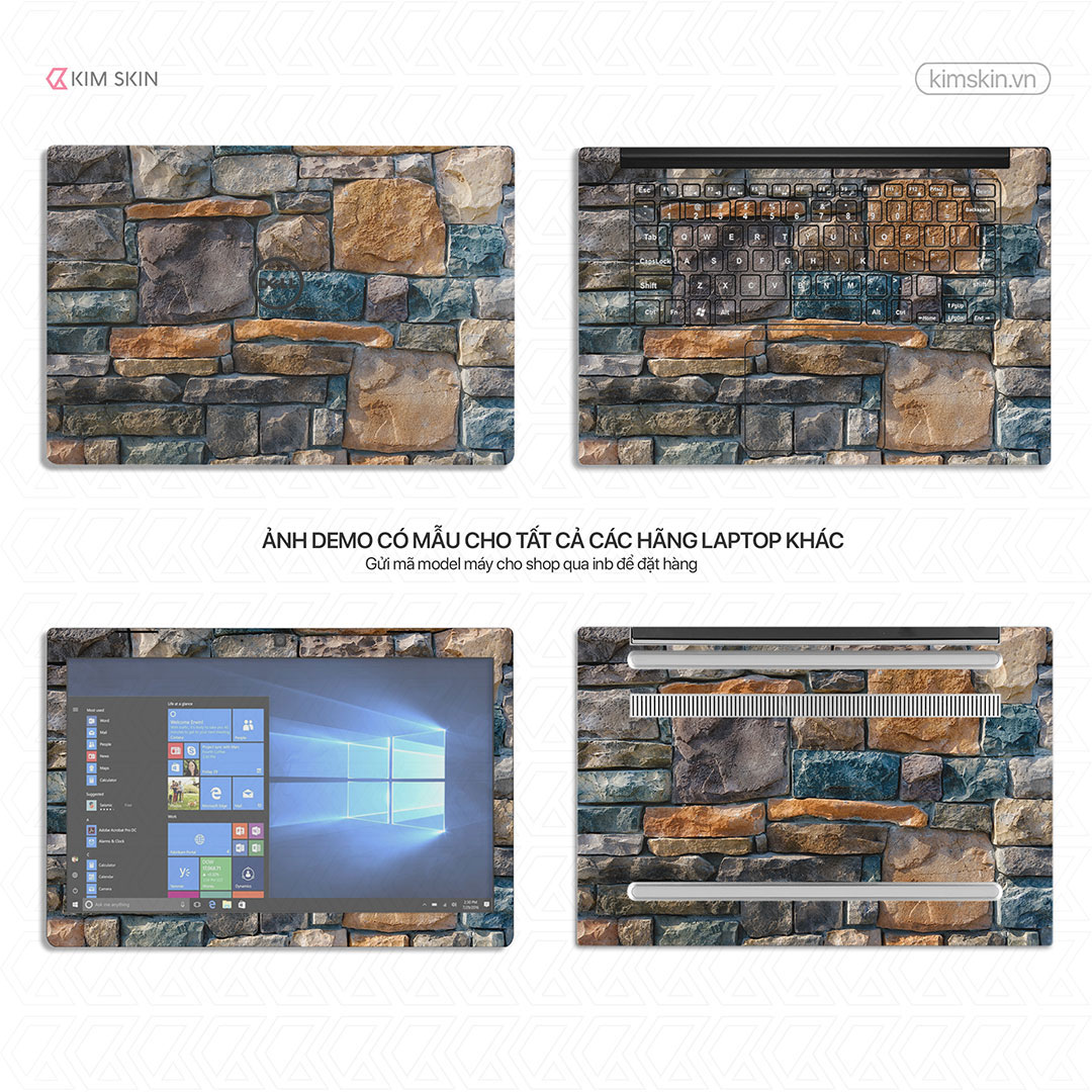 Skin Laptop vân đá Vdt 018