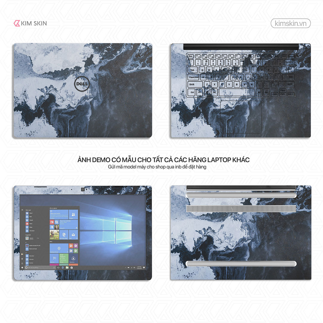 Miếng dán Laptop vân đá Vdt 019