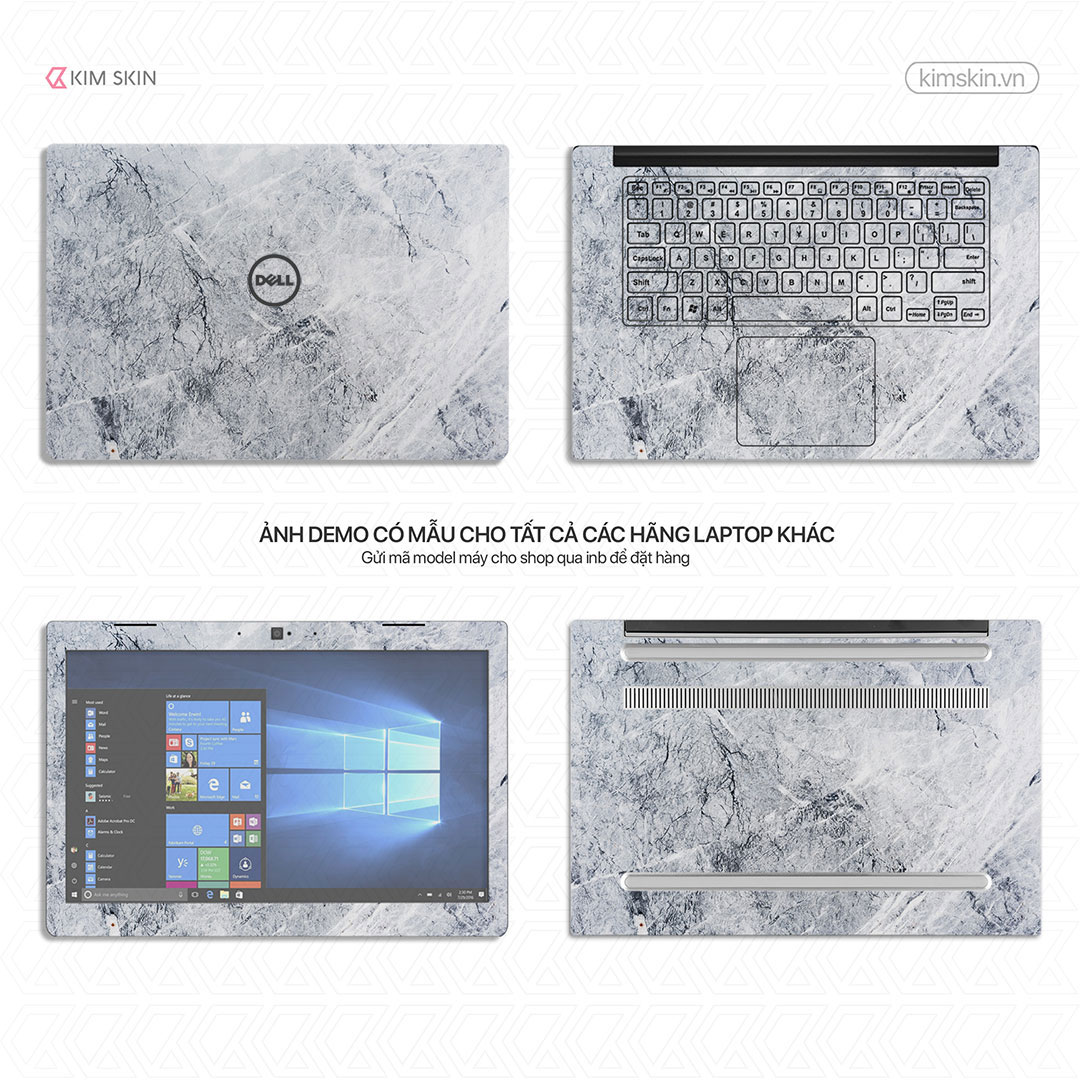 Skin Laptop vân đá Vdt 020