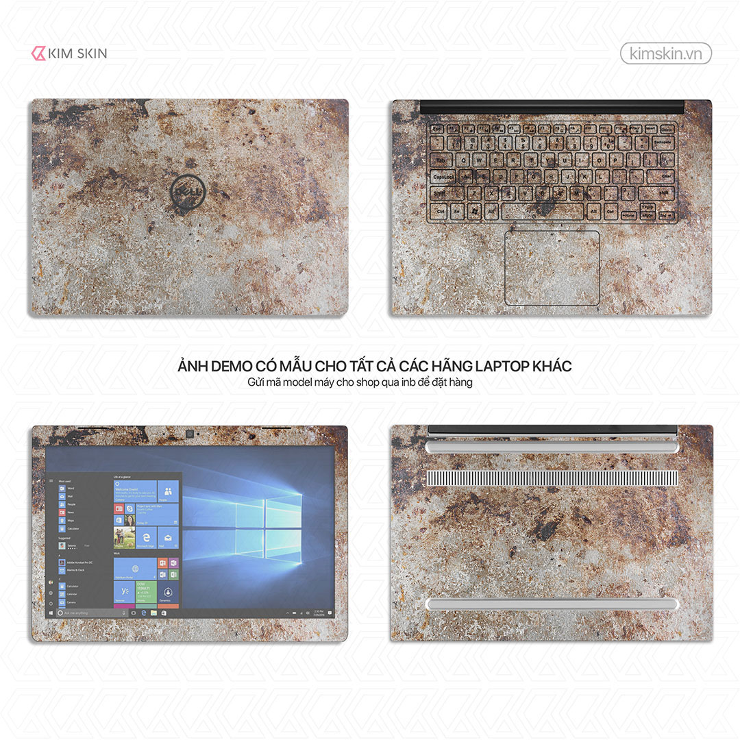Dán decal Laptop vân đá Vdt 039