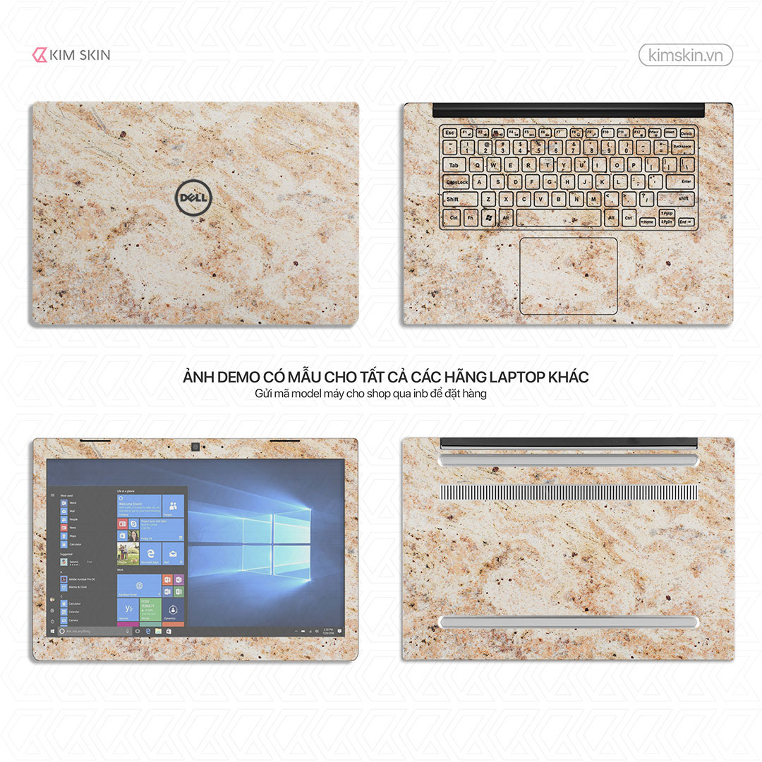 Decal dán Laptop vân đá Vdt 041