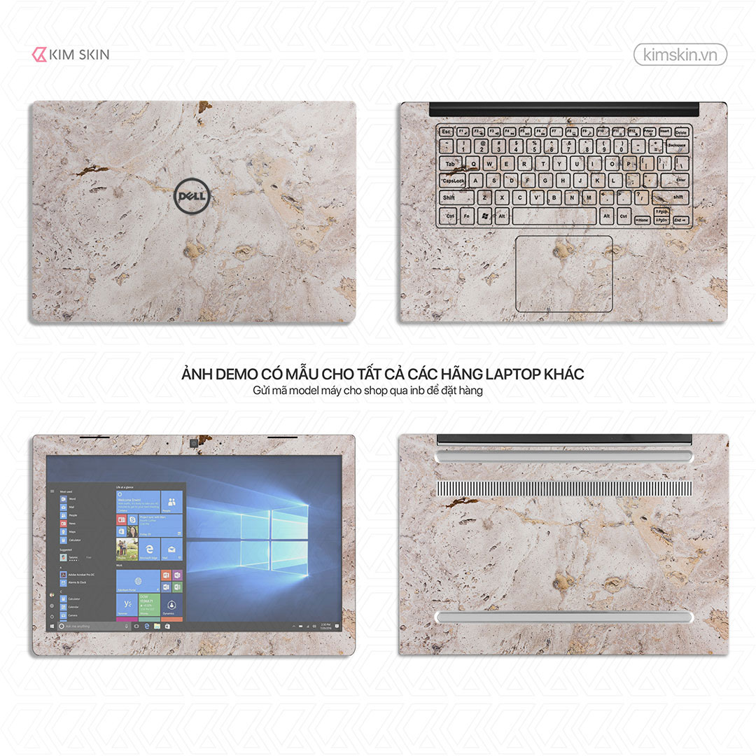 Decal Laptop vân đá Vdt 043