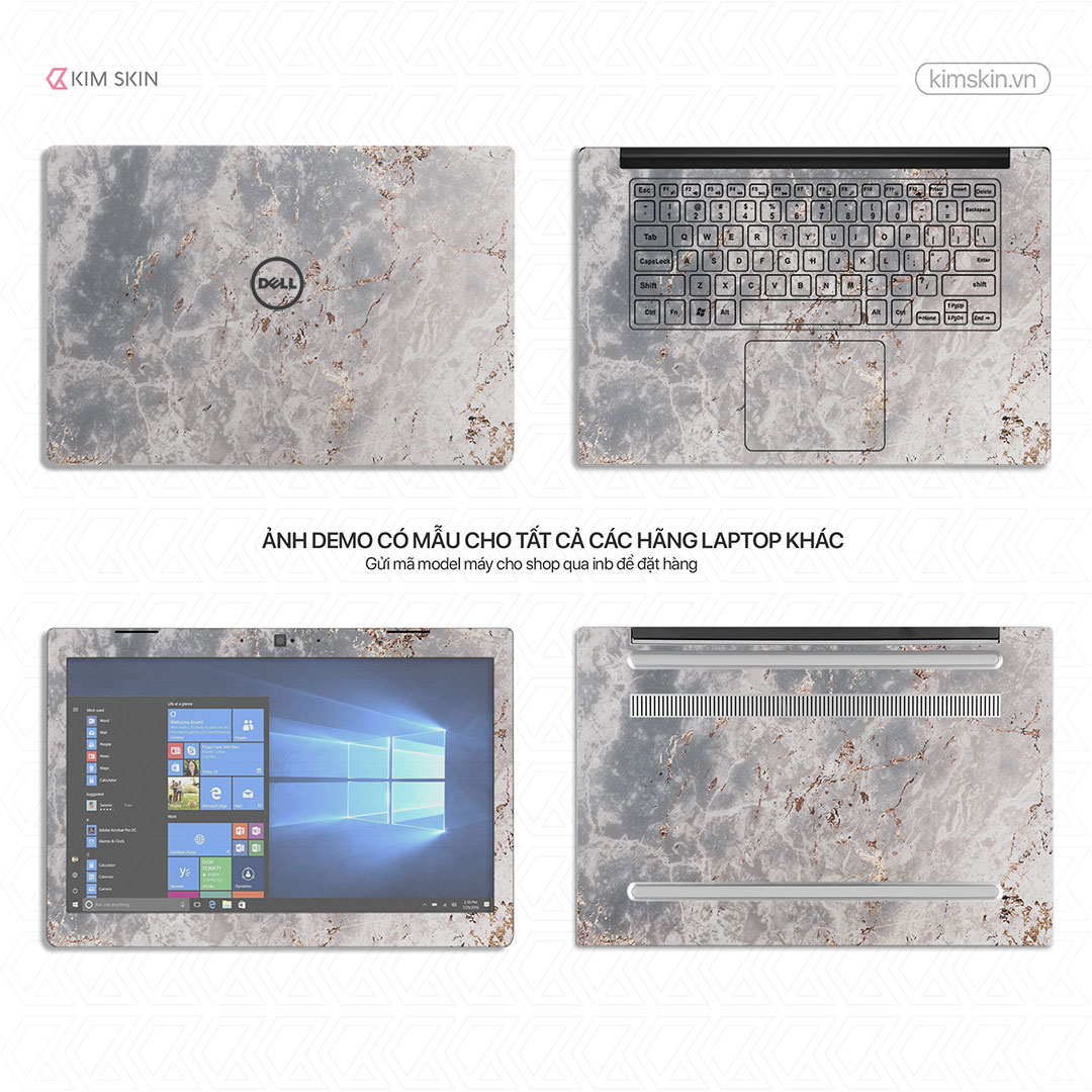 Skin Laptop vân đá Vdt 044