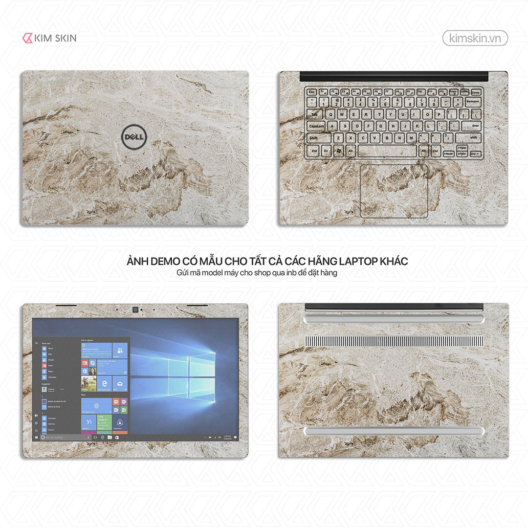 Decal dán Laptop vân đá Vdt 053
