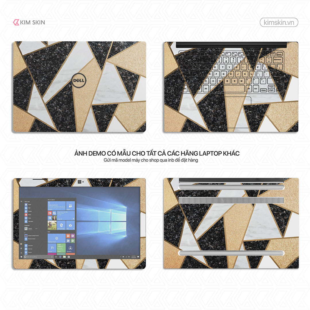 Dán decal Laptop vân đá Vdt 055