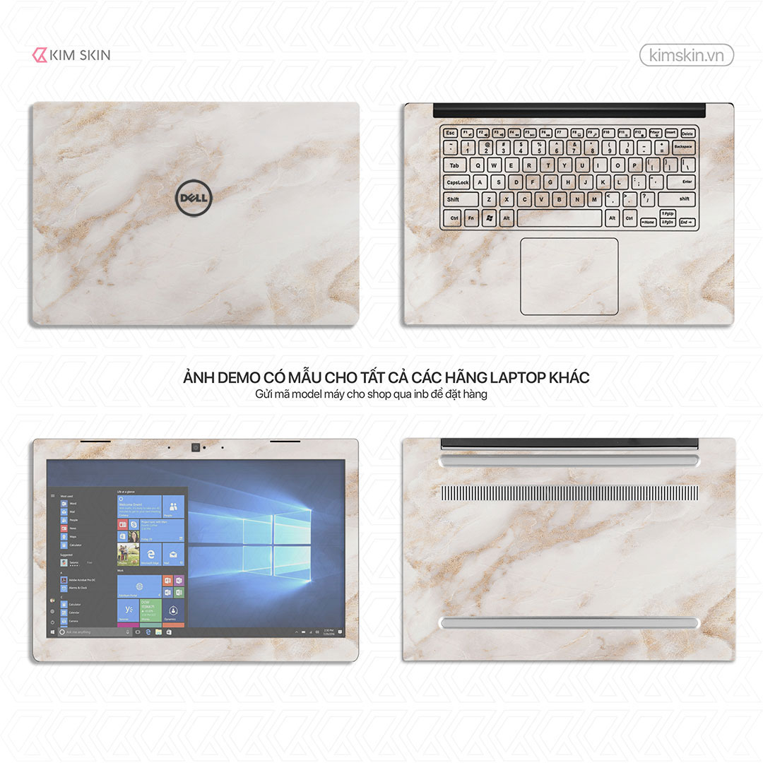 Miếng dán Laptop vân đá Vdt 056