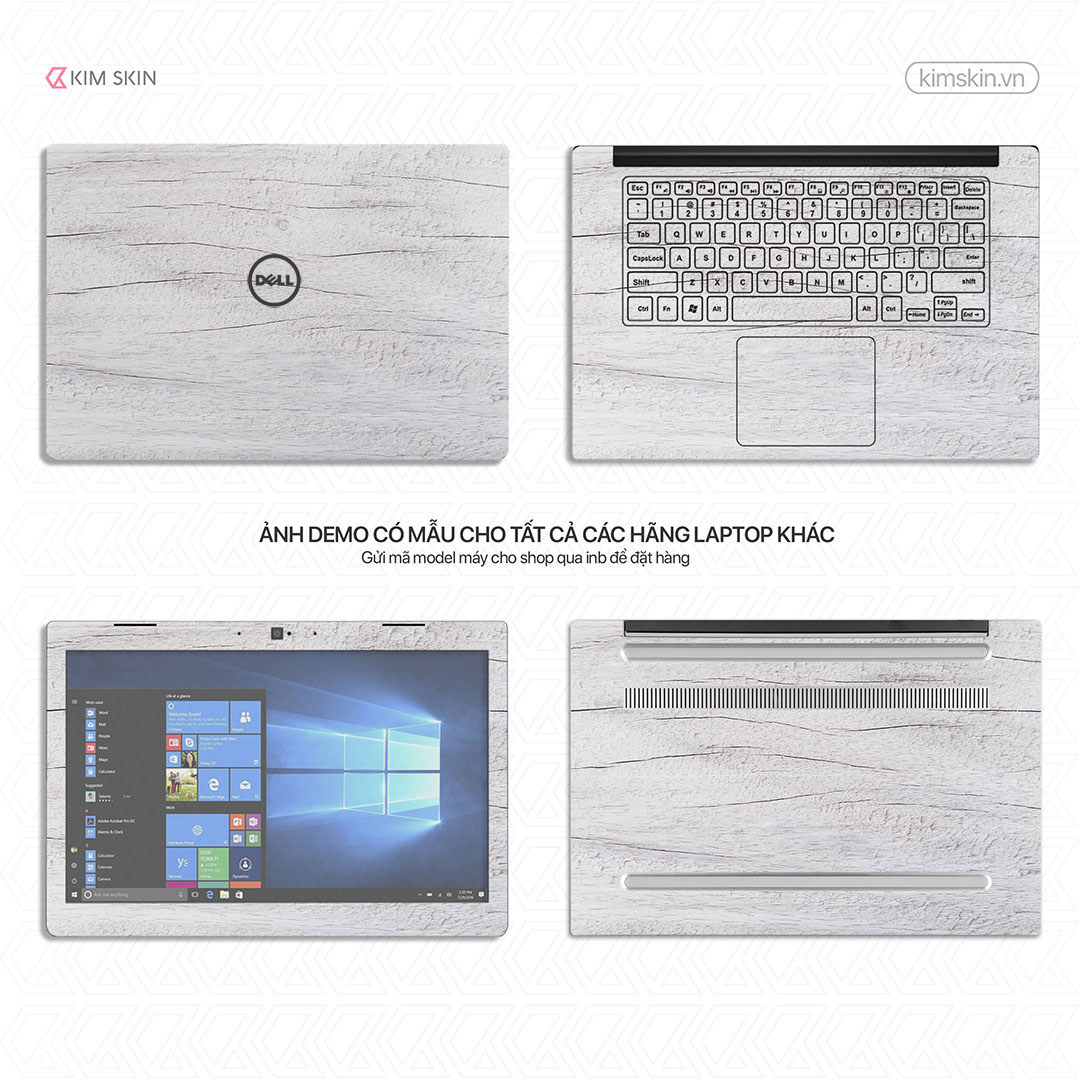 Skin Laptop vân gỗ Wdh 002