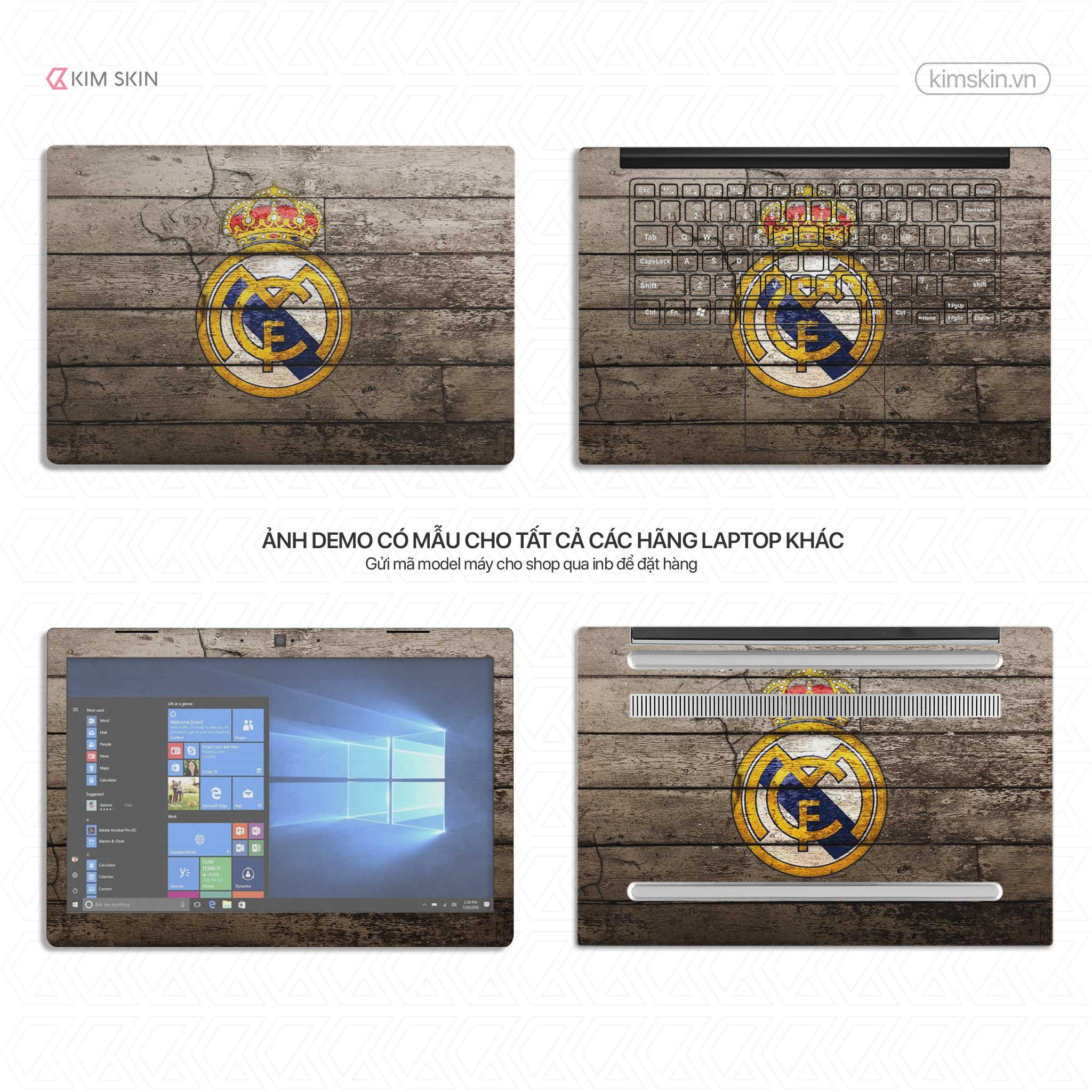 BDH 013 Skin Laptop Real madrid BDH 013