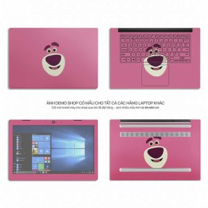 Decal dán Laptop Gấu dâu Lotso Dtt 136