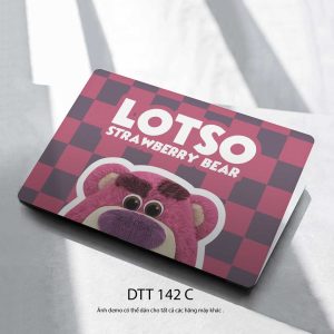 Skin Laptop Gấu dâu Lotso Dtt 142 C
