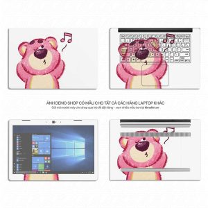 Decal Laptop Gấu dâu Lotso Dtt 143