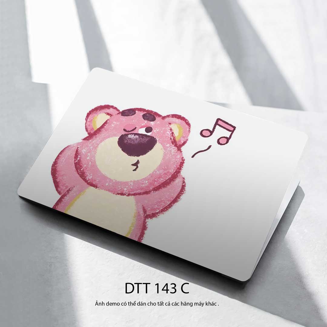Dtt 143 C Decal Laptop Gấu dâu Lotso Dtt 143 C