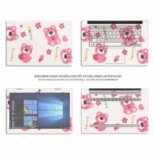 Decal Laptop Gấu dâu Lotso Dtt 144