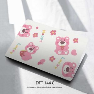 Miếng dán Laptop Gấu dâu Lotso Dtt 144 C