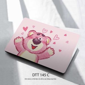 Decal Laptop Gấu dâu Lotso Dtt 145 C