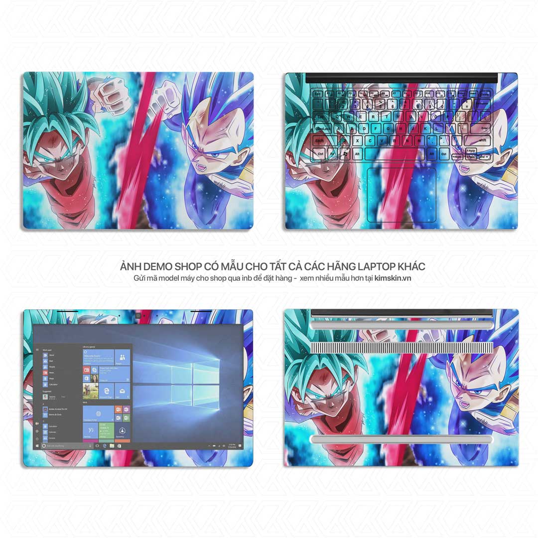 Decal dán Laptop Dragon Ball Anh 080